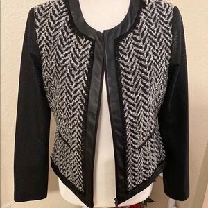 Black and White Women's Jacket